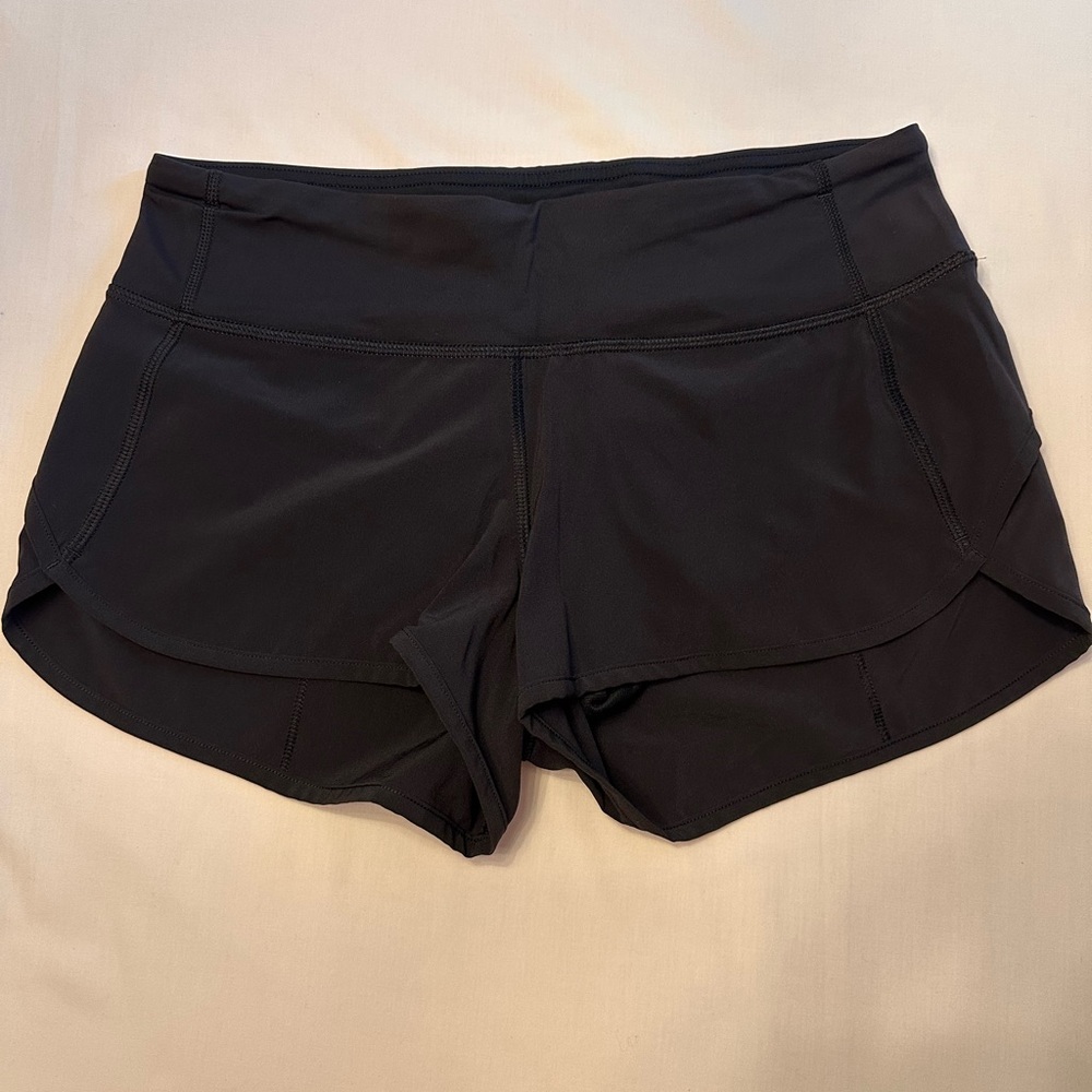 #3 Lululemon Black Speed Short 2.5”*LR Size 4 - Picture 4 of 10